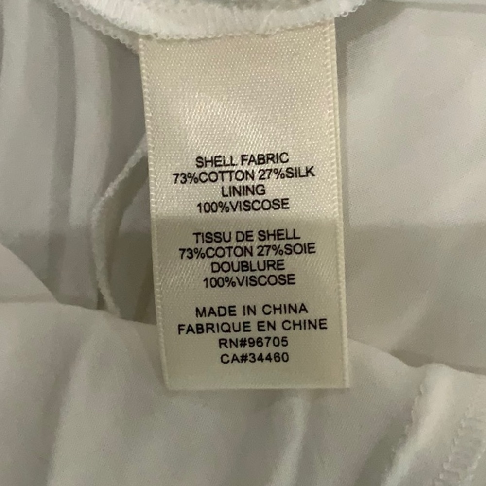 Rebecca Taylor White Ruched Tiered Maxi Dress - Picture 7 of 7